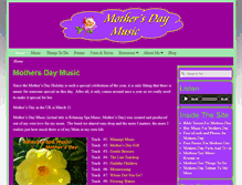 Tablet Screenshot of mothersdaymusic.net